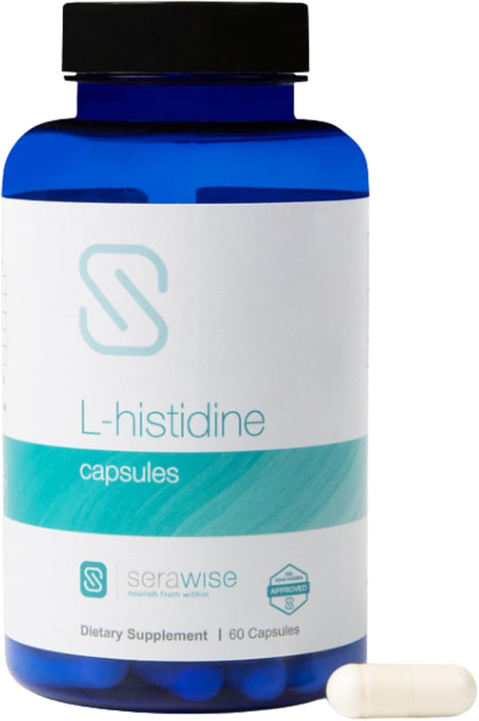 Dr. Ana Maria Temple L-Histidine 600 Mg Capsules - Amino Acid for Clear Skin | Safe for Kids | 60 Count