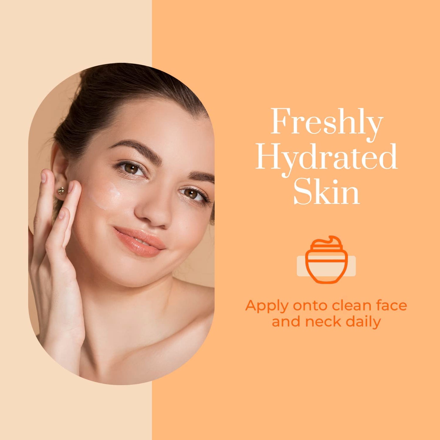 Clear Beauty Vitamin C & Collagen Face Moisturizer – Anti Aging Day Cream, Hydrates, Firms & Revives Dull, Tired Skin – Dermatologist Tested, Korean Skin Care, Vegan Clean Beauty – 1.69 Fl Oz