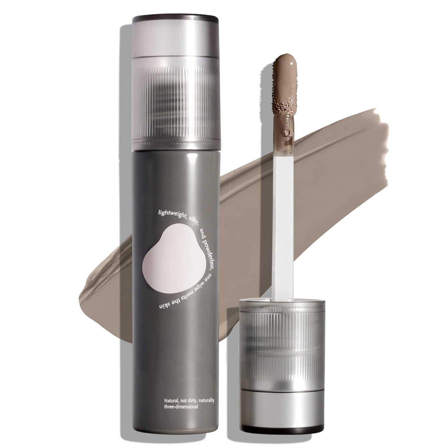 Wugbc Natural Brown Liquid Contour Stick, Cream Bronzer Lightweight Blendable Highly Pigmented Warm Toned Liquid Contouring Makeup for Face Definition Bronzed Glow Natural Look