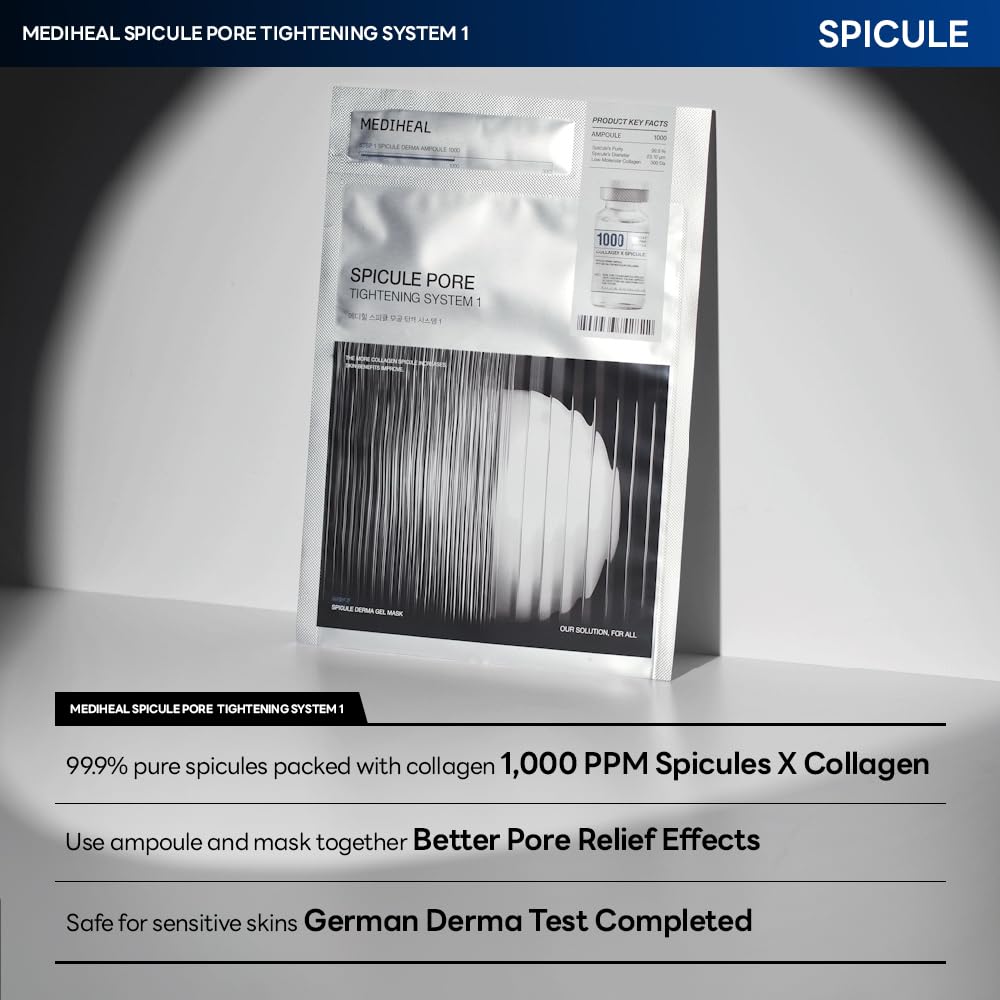 MEDIHEAL Collagen Spicule 1000ppm Hydrogel Mask Set (10ea)
