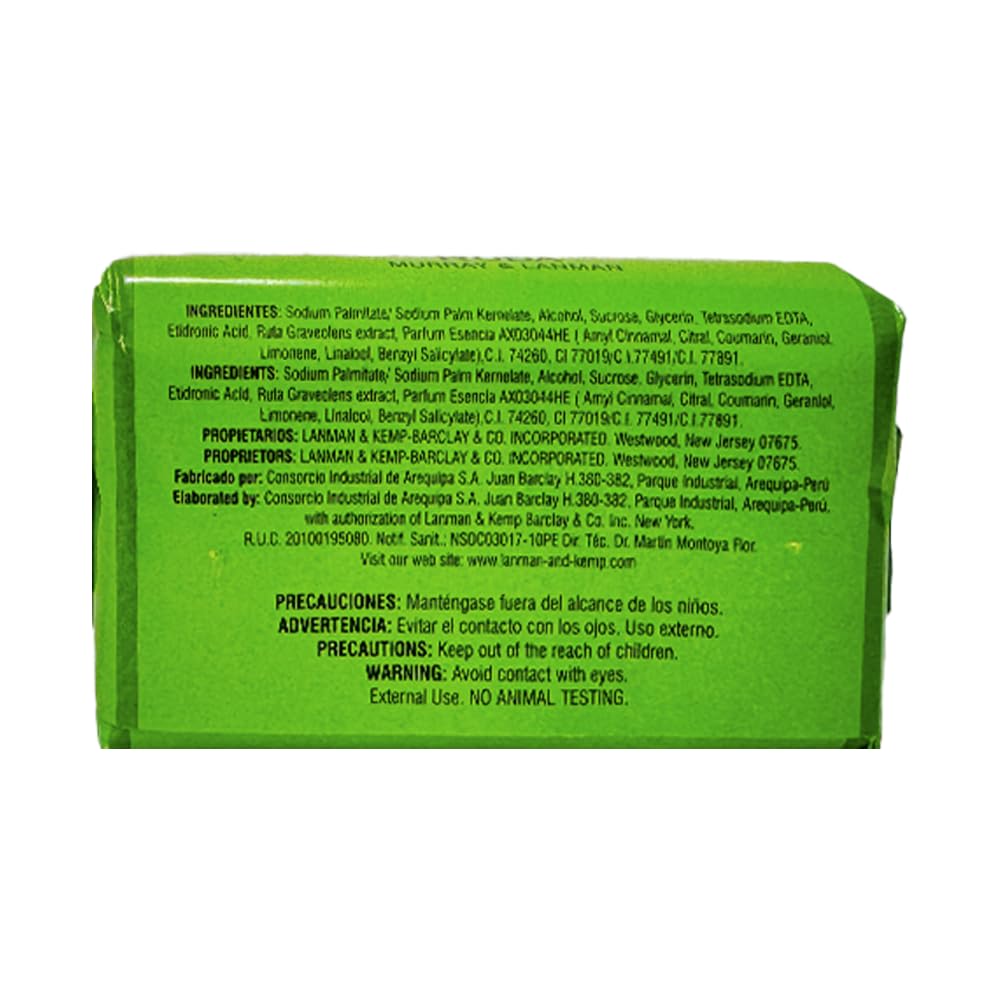 Lanman & Kemp Florida Water Cologne New York, Soap Collection - 10 Different Soaps (6, Rue Soap)