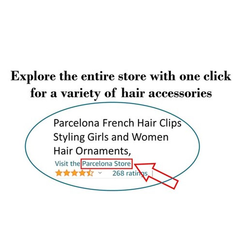 Parcelona French Classic Very Small 1 1/2" Claw Clips with Tight Spring Set of 3 Girls Hair Jaw Claw Clips Women Hair Accessories, Made in France (Dusty Beige Brown- Light Beige Brown-Savana)