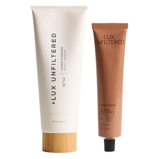 Hydration Kit - Lux Unfiltered Body Cream & Hand Cream Duo | Blood Orange & Ylang Ylang