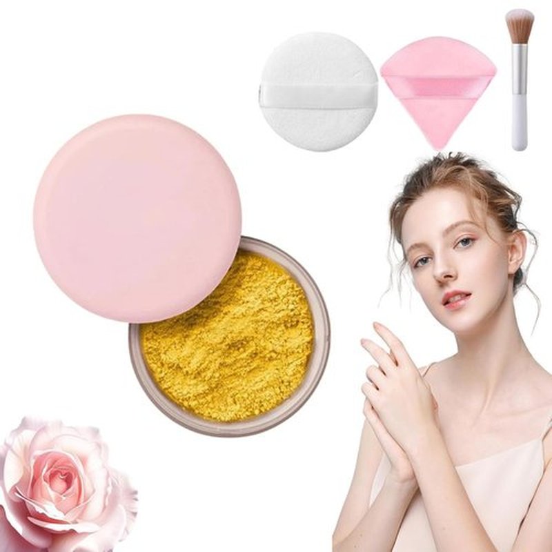 Luminance Milano Powder, Luminance Milano Pink Powder, Luminance Blurring Powder, Blurring Pink Setting Powder by Luminance Milano, Beauty Pink Setting Powder, Waterproof Setting Powder (05)