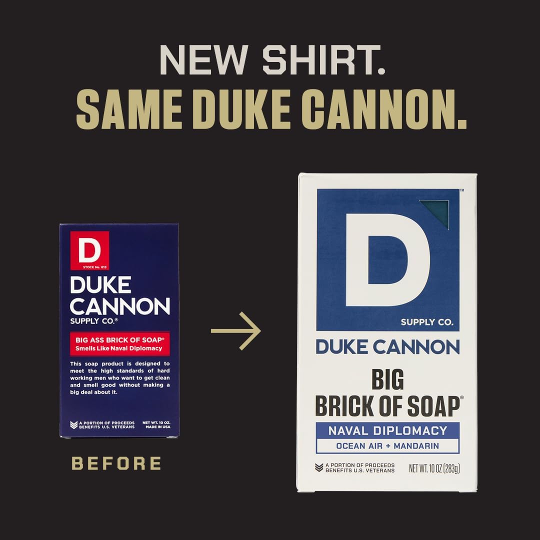 Duke Cannon Supply Co. Tactical Scrubber Big Brick of Soap - Naval Diplomacy