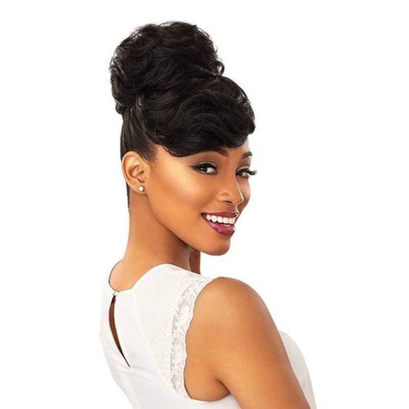 SENSATIONNEL synthetic hair INSTANT BUN WITH BANGS - CARLA - 4