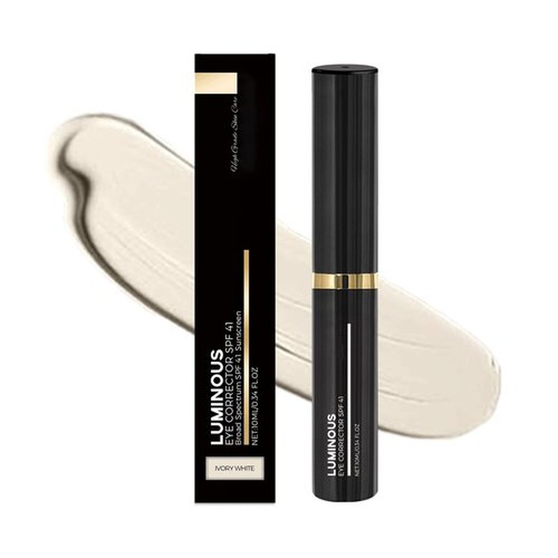 Luminous Eye Corrector Spf 41 - Under Eye Concealer for Dark Circles,Anti-Aging Tinted Eye Cream 10 ML/0.34 FL.OZ (White)