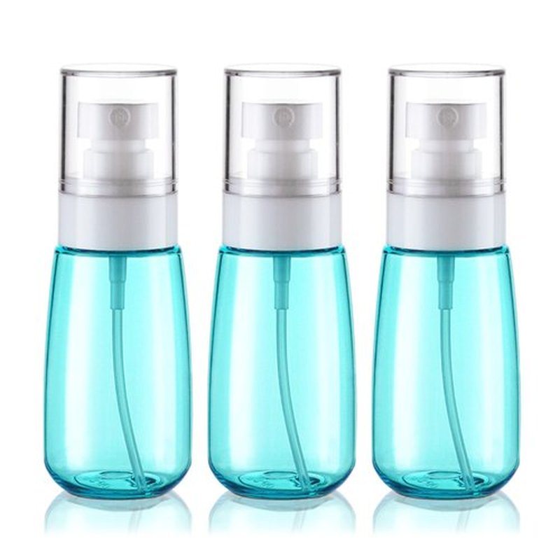 Cosywell Spray Bottle for Hair TSA Approved 2oz 60ml 3 Pack Leak Proof Travel Spray Bottle Empty Refillable Small Spray Bottles for Perfume Essential Oils Toners Rose Water Cosmetics (3Green)