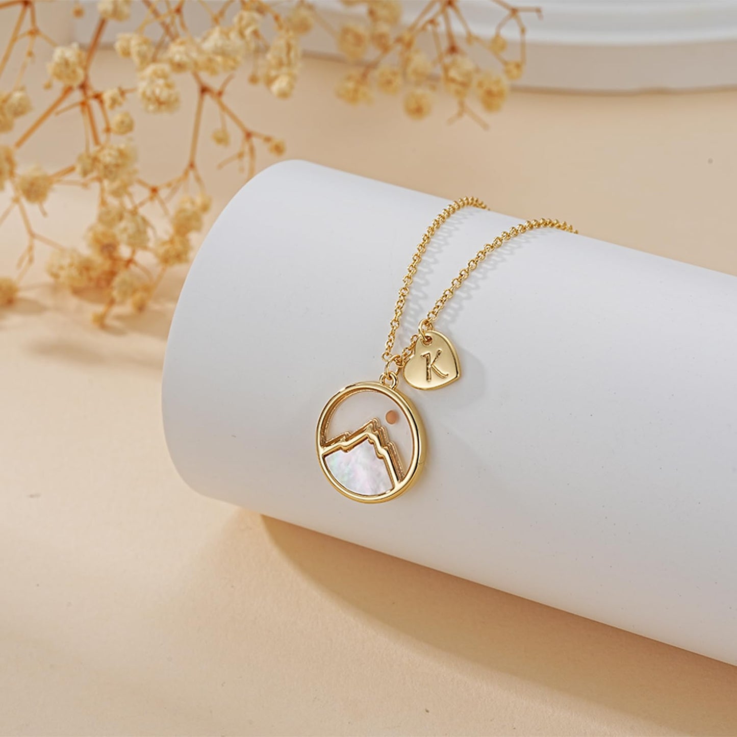 Pavkki Mustard Seed Necklace Graduation Gifts Initial Letter A Teen Girl Gifts Jewelry Trendy Stuff Mountain Faith Confirmation First Communion Baptism Christian Religious Birthday Gifts for Kids Women