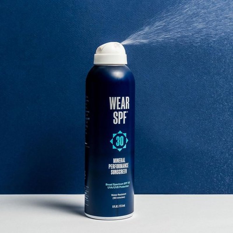 WearSPF Mineral Performance Sunscreen Spray by Justin Thomas SPF 30 Easy-To-Apply Continuous Sport Spray Water and Sweat Resistant, 6 fl oz (3)