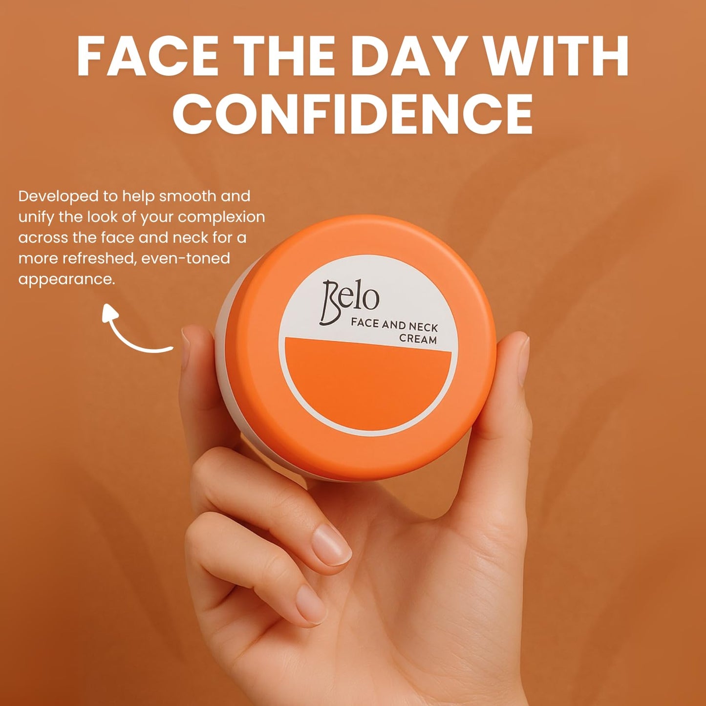 Belo Even Tone Face & Neck Cream – Radiance Boosting Moisturizer for Smoother, Clearer-Looking Skin – 50g