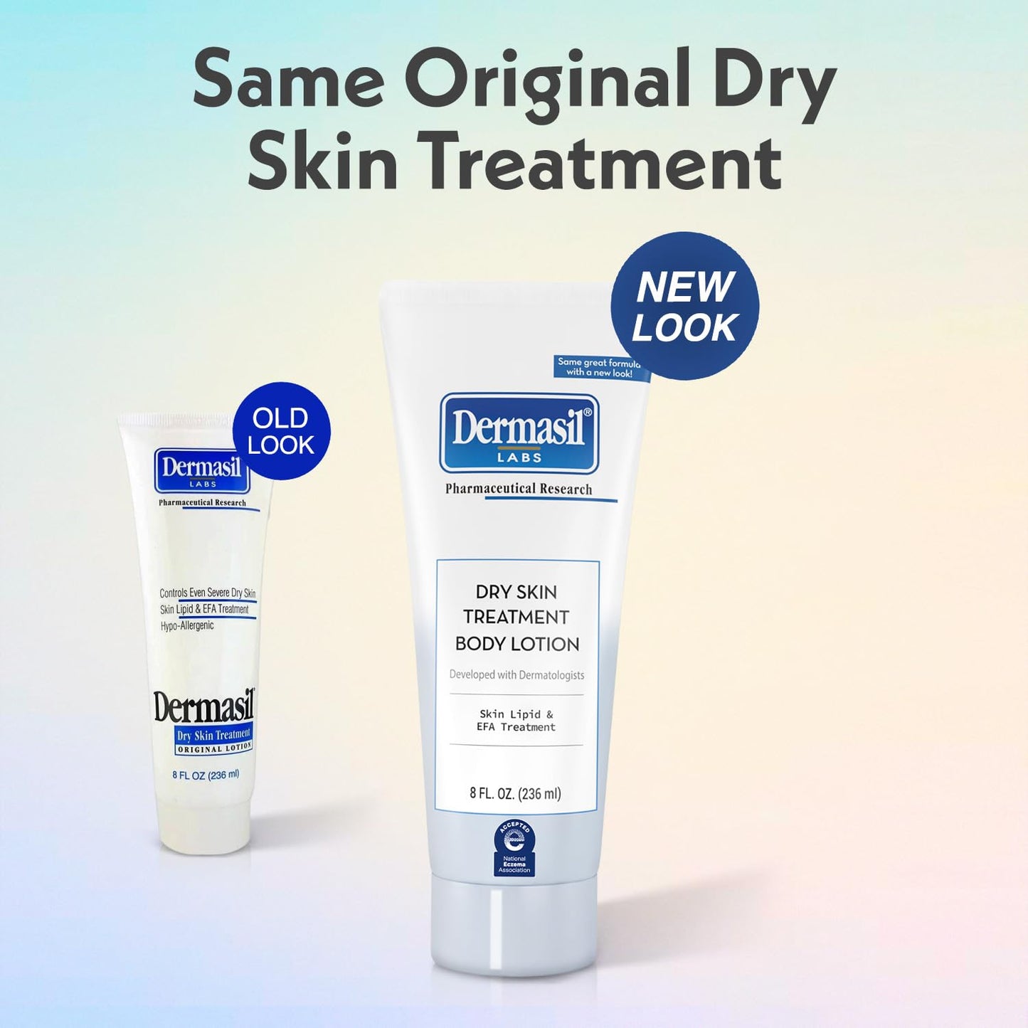 Dermasil Body Lotion, Dry Skin Treatment, 6-Pack – Non-Greasy, Fast-Absorbing, Fragrance-Free Lotion, Cruelty-Free, 8 Oz Ea
