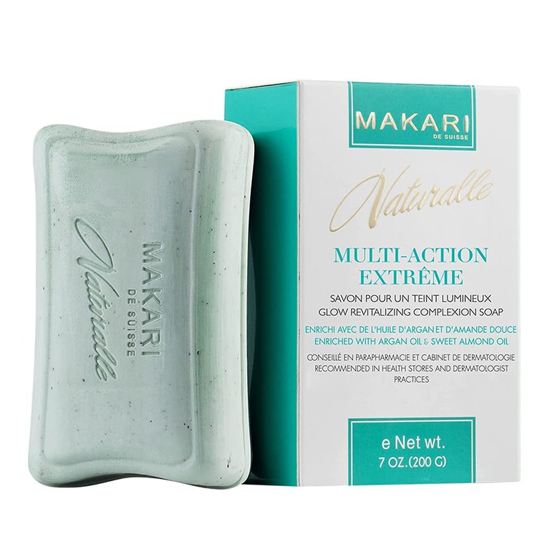 Makari Naturalle Multi-Action Toning Soap - Moisturizing Bar for Sensitive Skin | 7 oz | Cleanses & Brightens