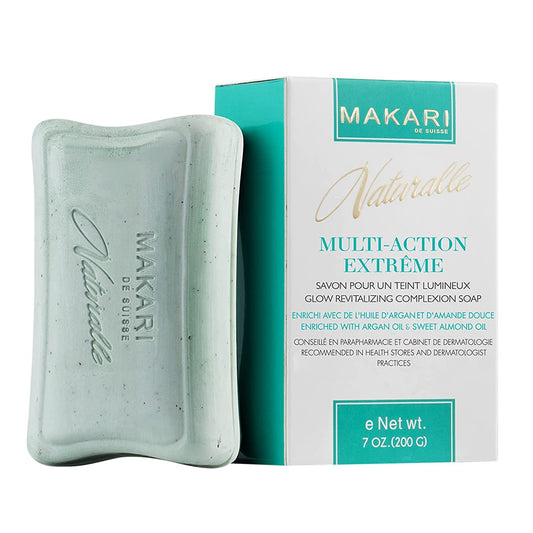 Makari Naturalle Multi-Action Toning Soap - Moisturizing Bar for Sensitive Skin | 7 oz | Cleanses & Brightens