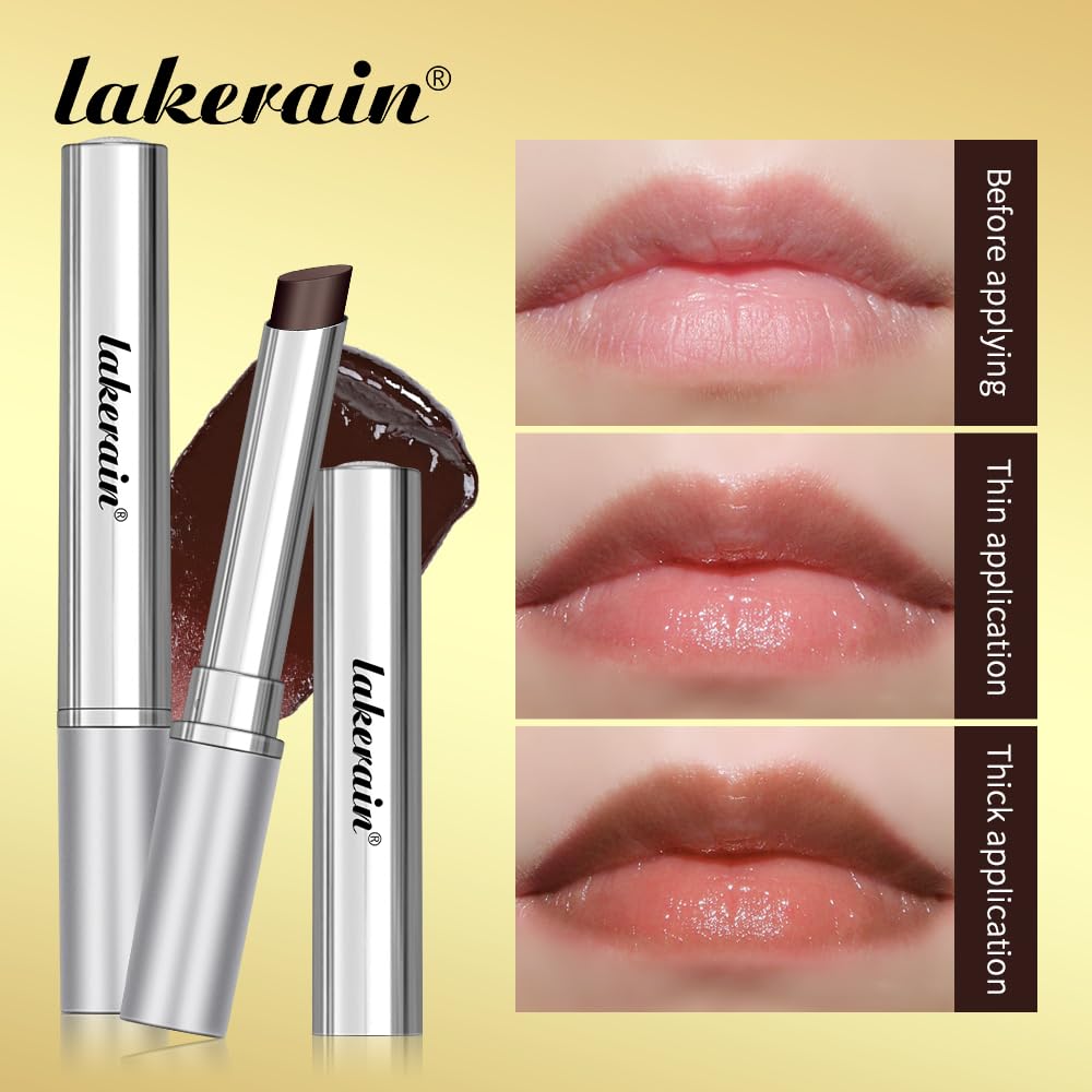 ZxjwT Honey Noir Lipstick,Nourishing Honey Noir Lipgloss, Black Lip Tint,Deep Moisturizing Black Cherry Tint Lip Balm,Hydrating Lipgloss for All Skin Tones