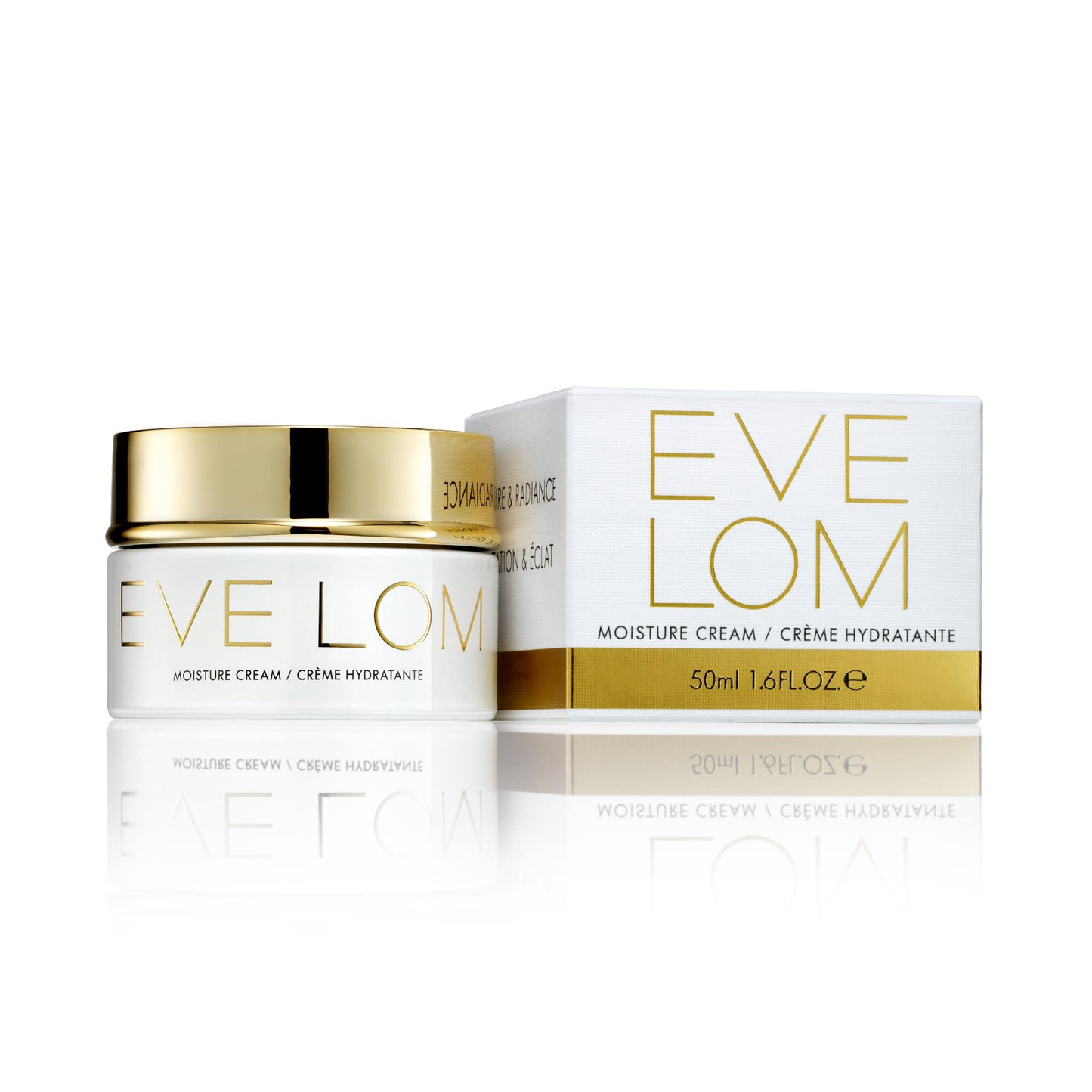 EVE LOM Moisture Cream Face Moisturizer with Hyaluronic Acid - Hydrating Daily Facial Cream - Lightweight Anti-Aging Moisturizer with Antioxidants for Long-Lasting Hydration (50 ml)