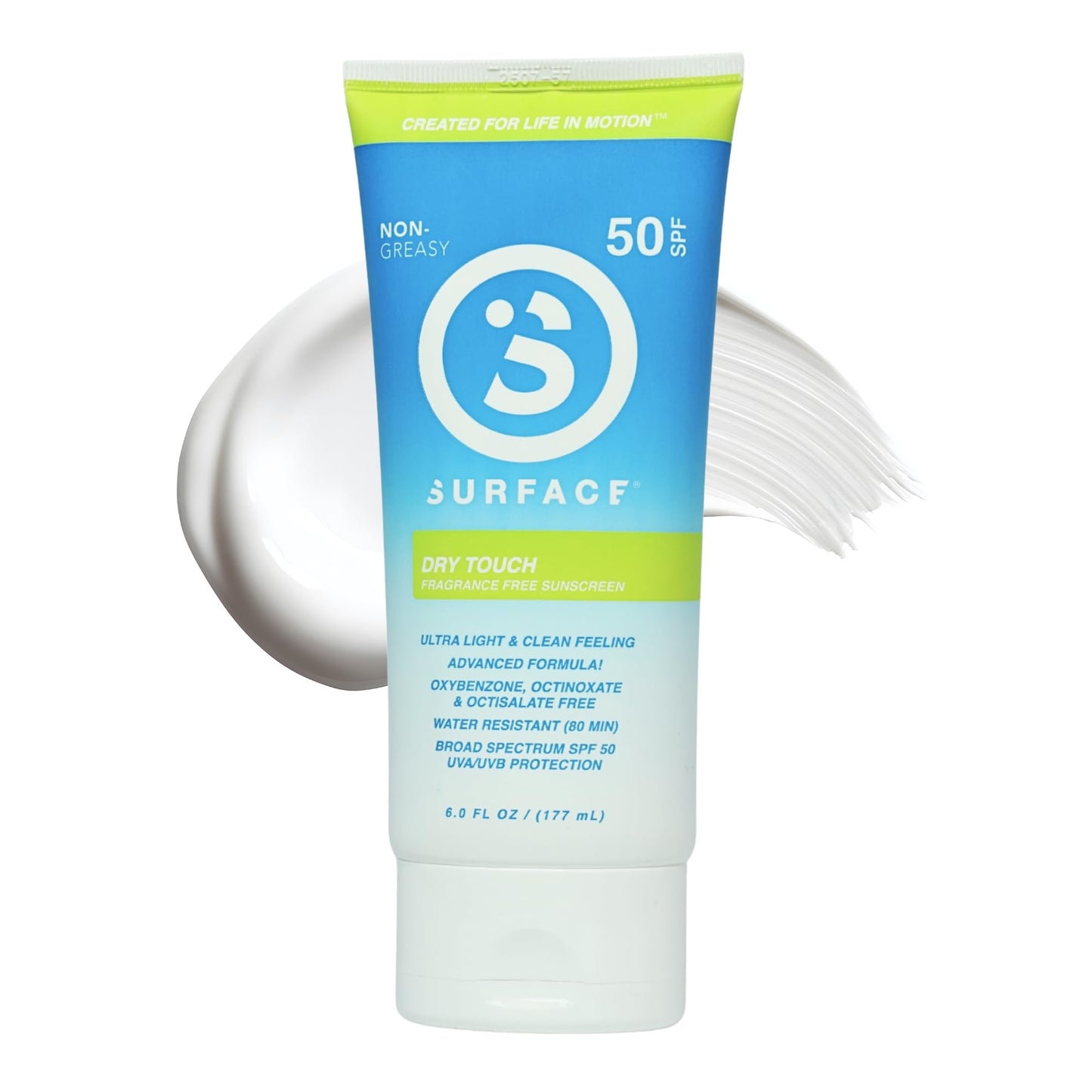 Surface Reef Safe Sunscreen Lotion SPF 30 for Face and Body, Oxybenzone Free, Octisalate Free, Fragrance Free, Dry Touch Non-Greasy, Broad Spectrum UVA UVB, Water Resistant 80 Min, 6oz