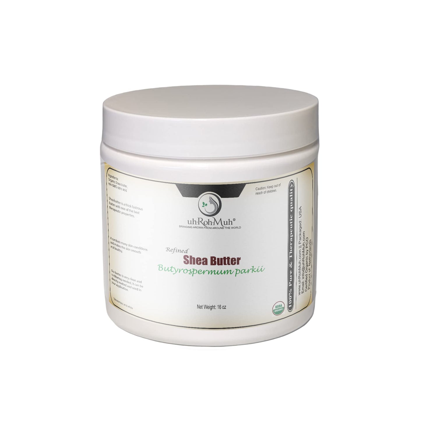 Organic Refined Shea Butter – Unscented & Smooth Texture – Premium Cosmetic Grade Shea Butter for Skincare, Hair Care, Soap Making, Lotions, Balms & DIY Formulations | France Net Wt. 3.5 kg / 7.7 lb