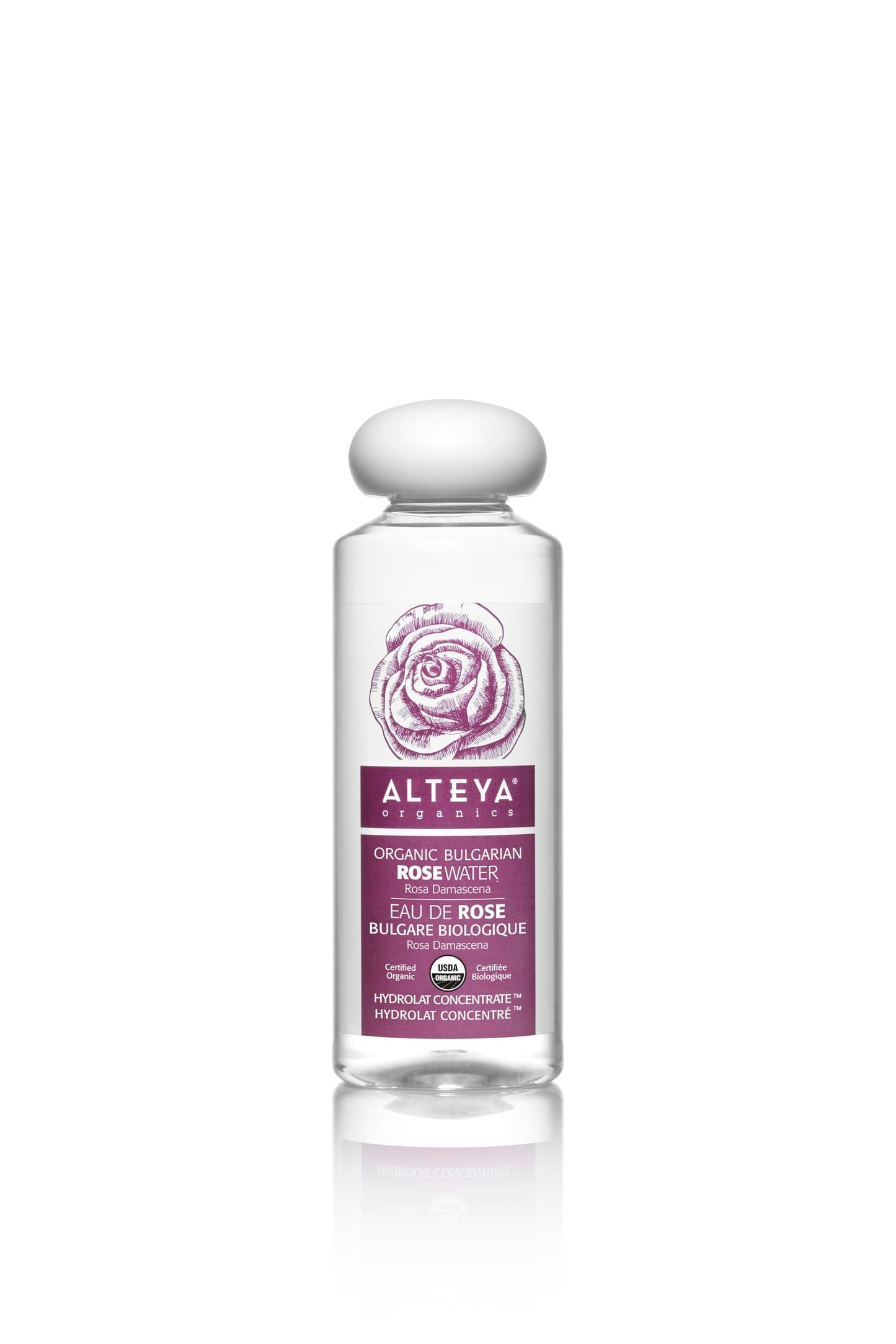 Alteya Organics Rose Water USDA Certified Organic Facial Toner, 8.5 Fl Oz