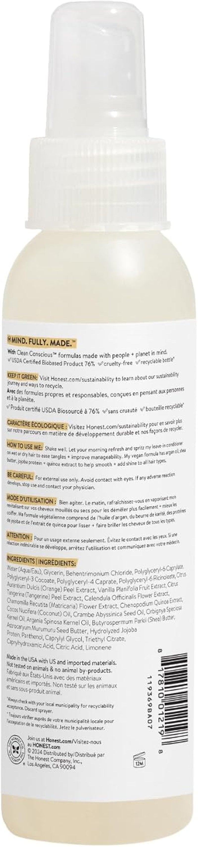 Conditioning Hair Detangler Spray Variety Pack - Tear-Free & Hypoallergenic | Lavender, Citrus Vanilla, Sweet Almond | 4 fl oz Each (Pack of 3)