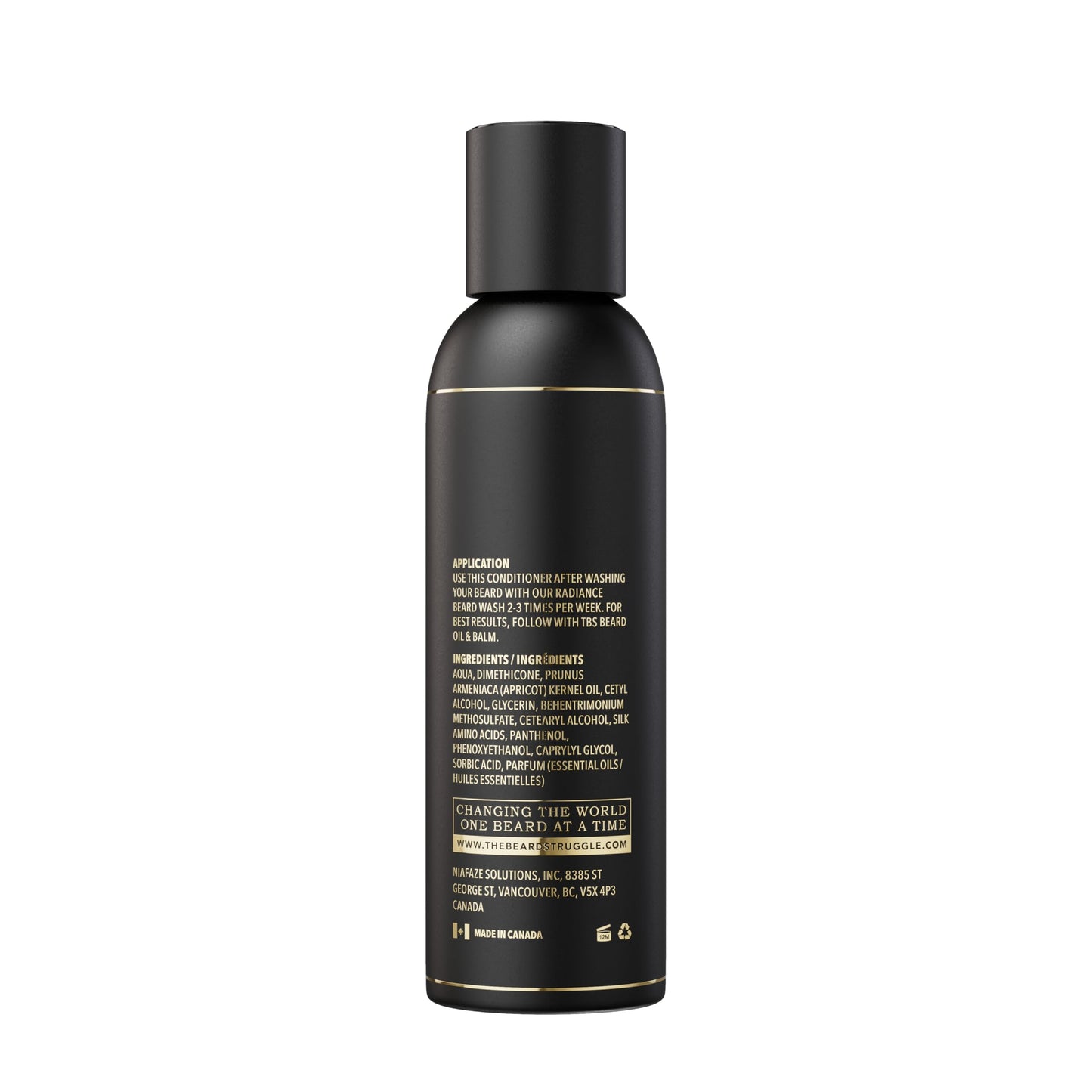 The Beard Struggle - Marksman's Beard Conditioner - Hoenir's Poem, Gold Collection - Nourish, Softens, & Strengthens Beard - Radiance Beard Conditioner for Men (8 Fl oz)