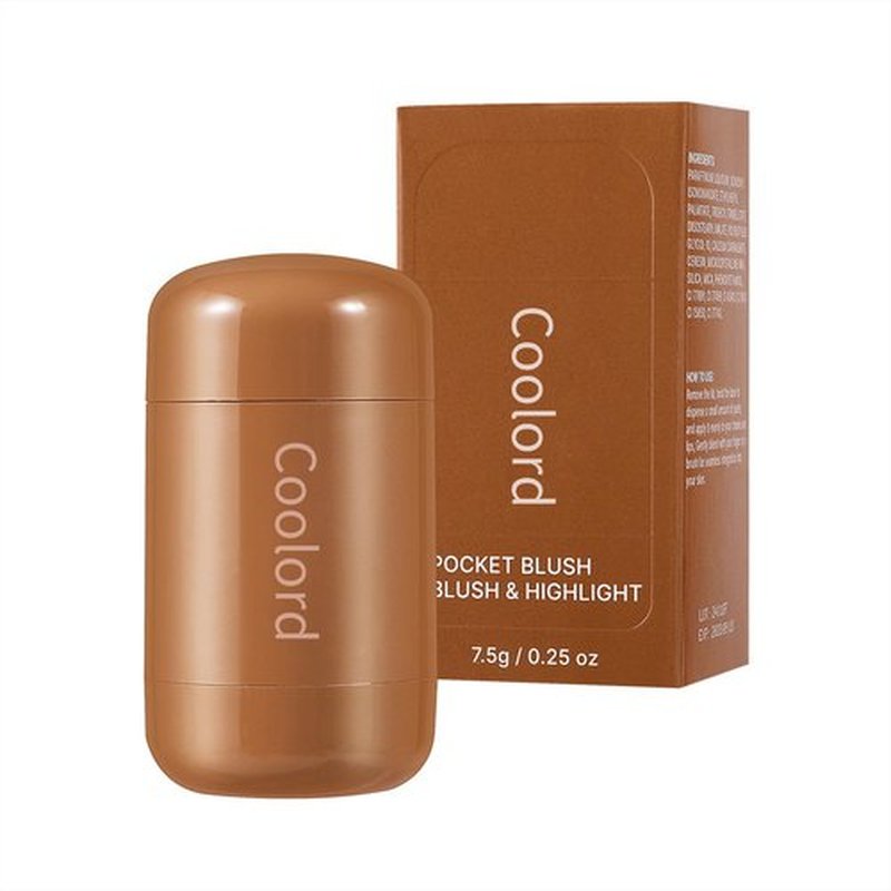 Pocket Blush Stick,Cream Blush Stick,3-In-1 Buildable Natural Blush Stick for Cheek, Eyes, Lips,Long Lasting Lightweight Blendable Blush for cheeks,Non-Greasy (06, #)