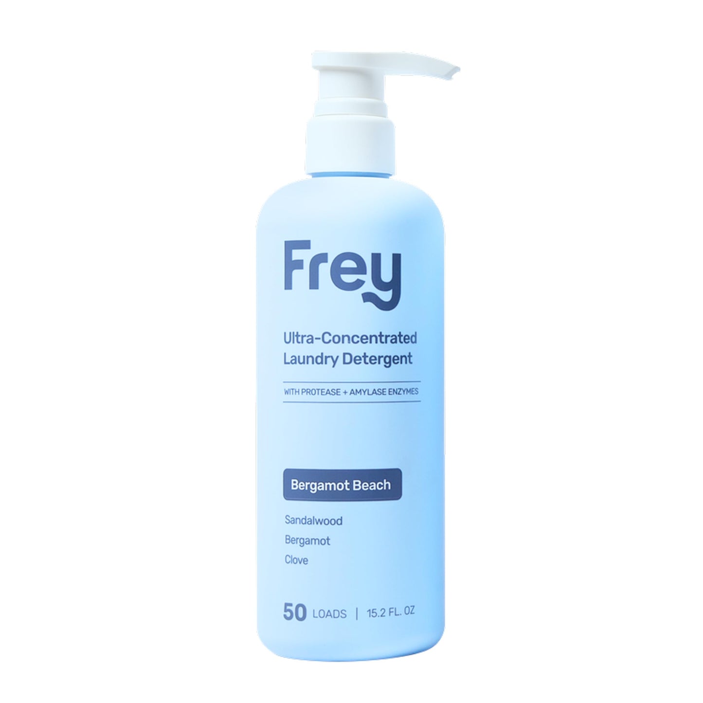 FREY Concentrated Liquid Laundry Detergent, Sensitive Skin, 50 Loads (1, Bergamot Beach)