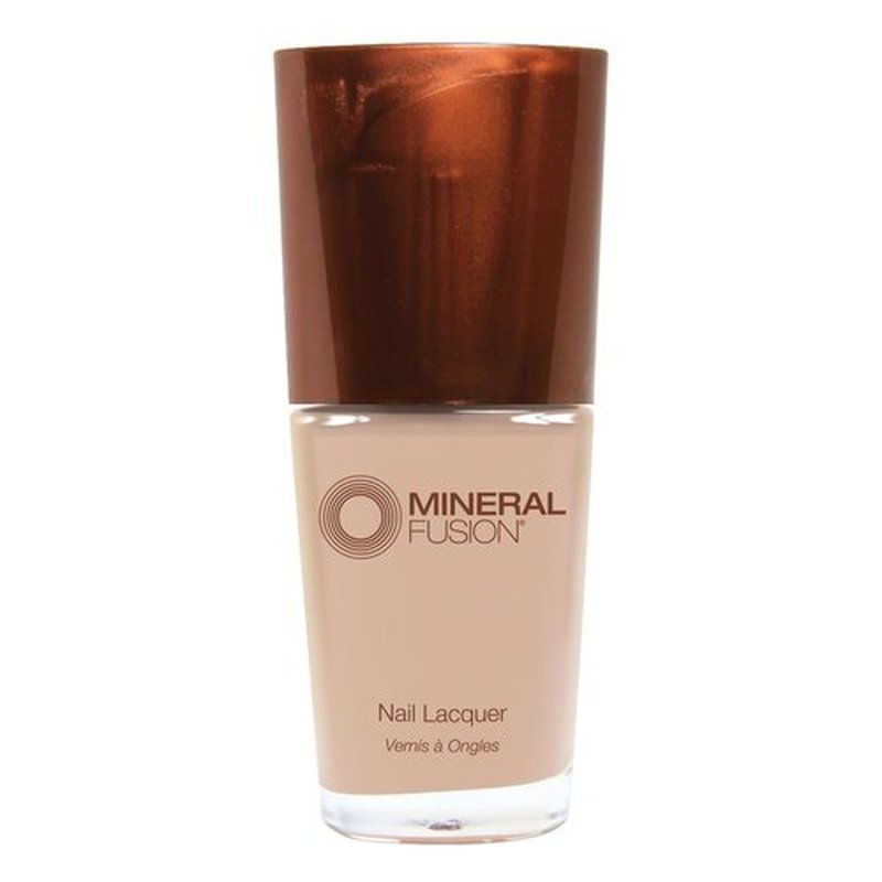 Mineral Fusion Nail Polish Barefoot Blush 0.33 fl oz, Soft Taupe, Long-Lasting, Chip-Resistant Nail Lacquer