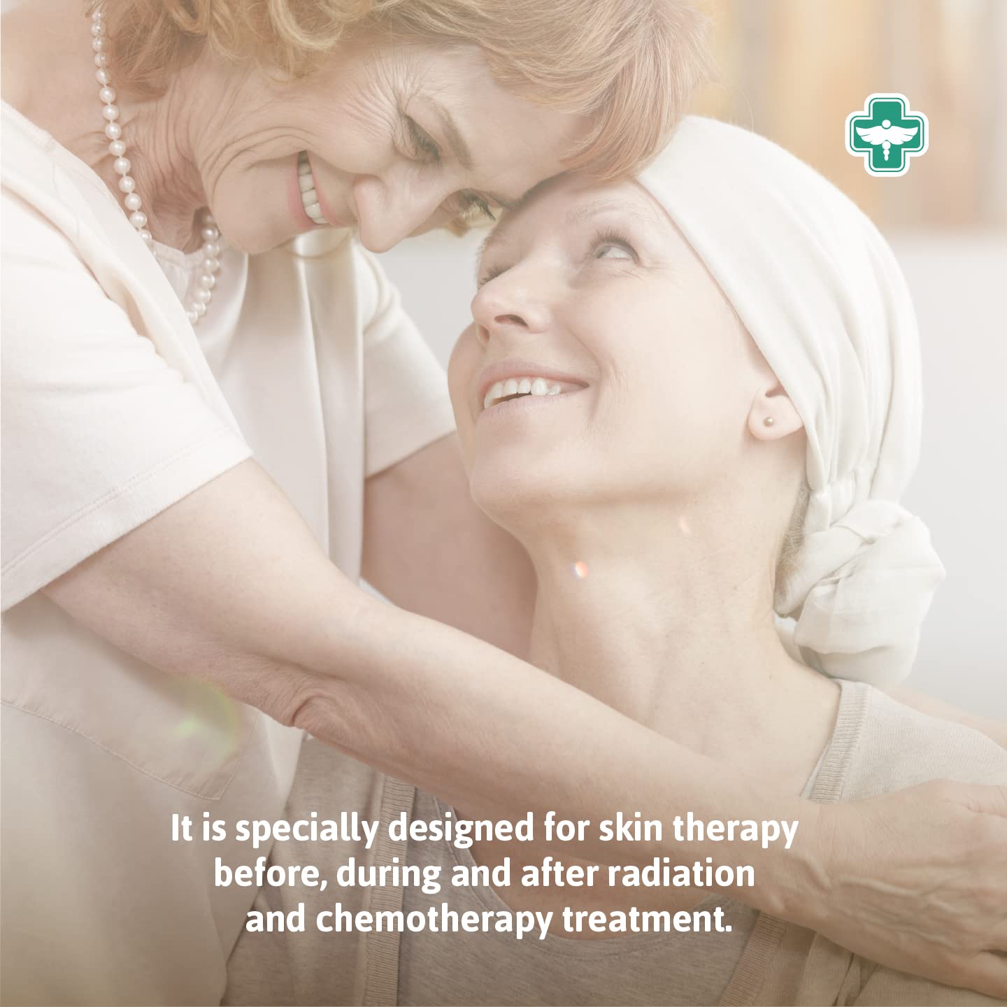 Oncology Cream 4 oz plus 3 Pack Lip Balm. Hydrating to Stressed Skin Undergoing Chemo or Radiation. Skin Therapy. Made with Botanicals.