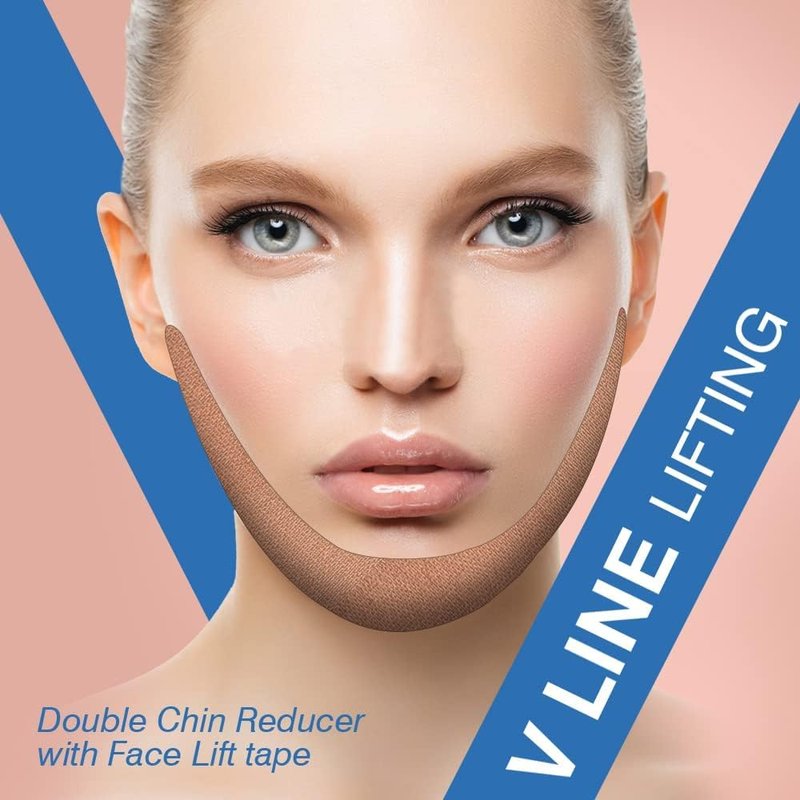 Face Tape for Wrinkles | Overnight Wrinkle Patches for Facelift & Neck | 5cm Wide Kinesiology Tape