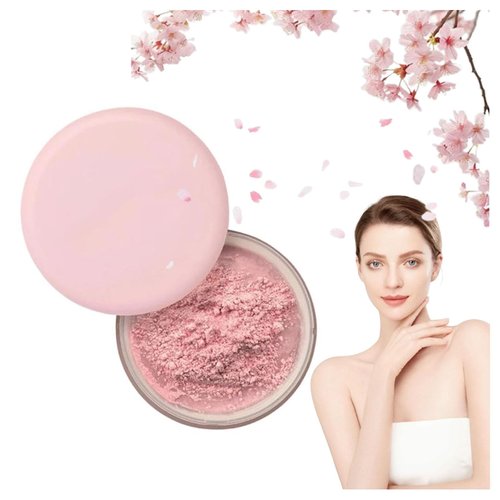 Milano Pink Powder, Milano Powder, Powder, Blurring Setting Powder, Beauty Pink Setting Powder, Beauty Powder for All Skin Tones (01)
