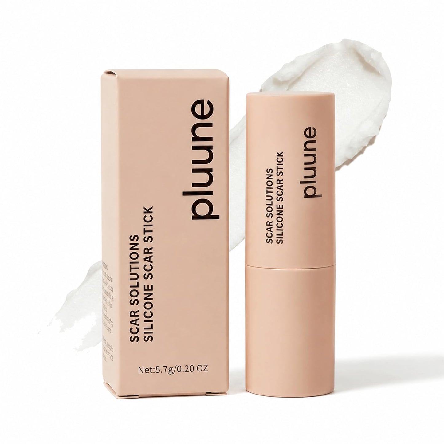 Pluune Scar Stick, Suitable for Old Scars, Acne Marks, and Stretch Marks,Formula Infused with Centella Asiatica Extracts and Vitamin E Soothes, Repairs and Forms Protective (1PCS)