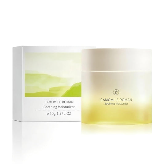 Chamomile Roman Soothing Face Moisturizer Cream - Hydrating Daily Cream for Dry, Oily & Sensitive Skin | 1.7 fl. oz.