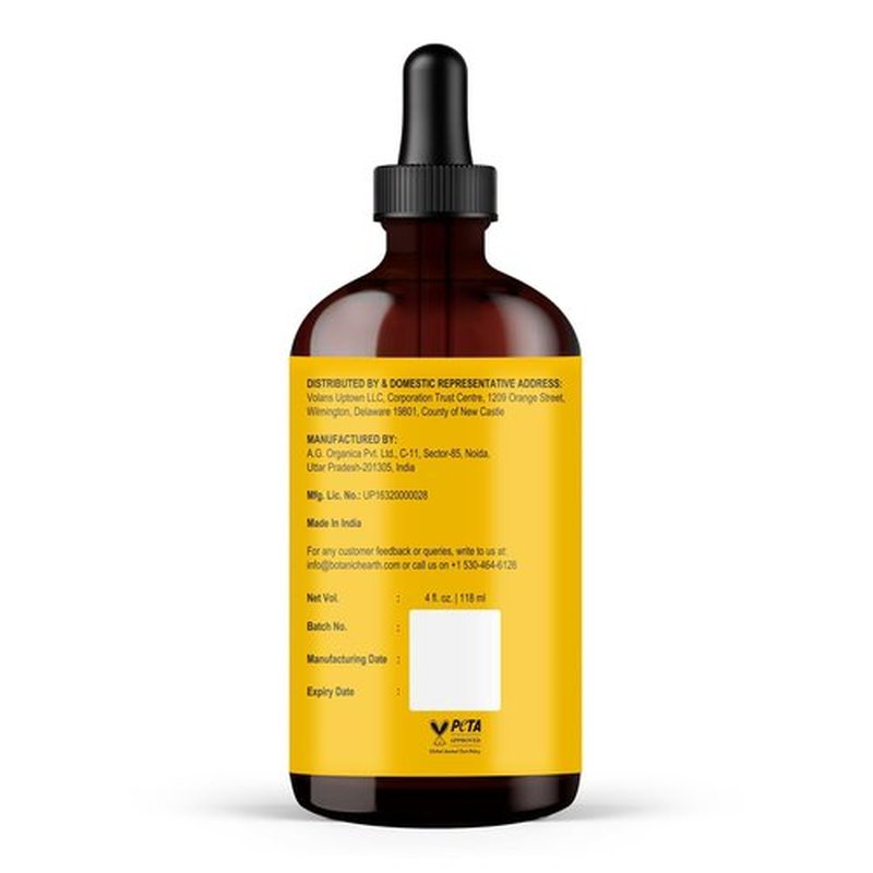 Botanic Hearth Raw Batana Oil for Hair Growth| 100% Pure & Unrefined Oil from Honduras | For Thicker, Stronger Hair - 4 FL OZ