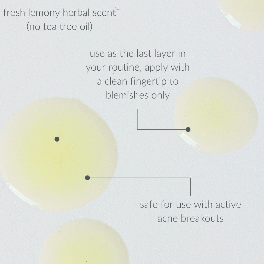 Osmia Skincare - Natural Spotless Blemish Facial Oil | Evening Primrose, Lavender, Cajeput, + Lemon Oils | Clarify, Cleanse | Clean Beauty For Healthy Skin (0.13 fl oz | 4 ml)