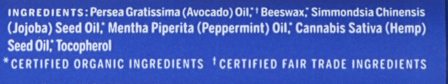 Dr Bronner's, Lip Balm Peppermint Organic, 0.15 Ounce