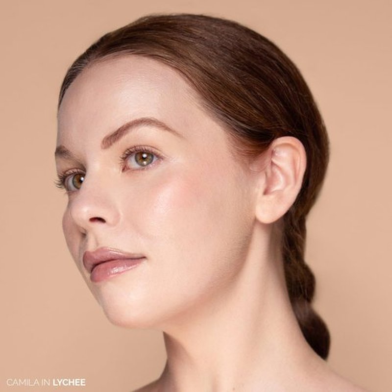 OFIR Elation Powder Blush – Buildable & Highly-Pigmented, Line-Blurring Formula for a Smooth Finish | Lychee - Dusty Rose Shade, 0.13 oz | Long-Lasting, Lightweight Blush Powder