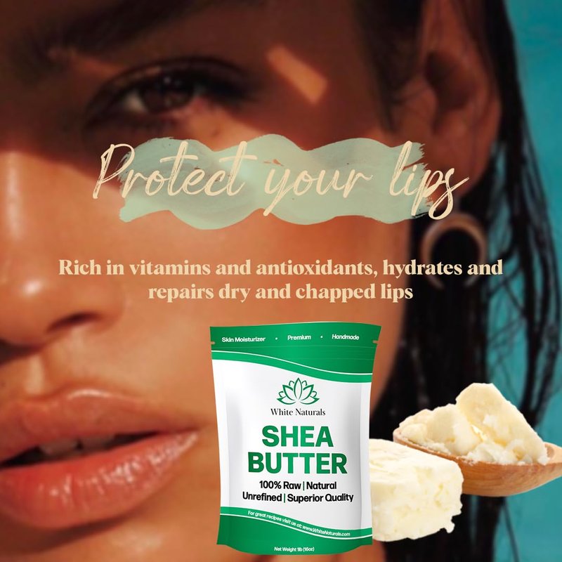 African Shea Butter - Pure Unrefined Organic Moisturizer for Skin & Hair | 1lb Size