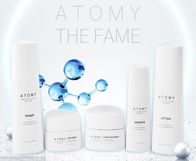 Fame Skin Care System - Daily Hydration Routine Kit | Toner, Lotion, Essence, Eye Cream & Nourishing Cream for All Skin Types