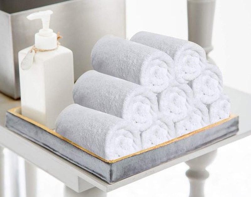 Utopia Towels 12 Pack Cotton Washcloths Set - 100% Ring Spun Cotton, Premium Quality Flannel Face Cloths, Highly Absorbent and Soft Feel Fingertip Towels (White)