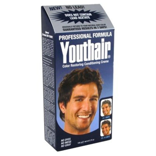 Youthair Cream for Men – Color Restoring Conditioning Creme, Restores Natural Color Without Dyes, 3.75 oz Box, 6 Pack