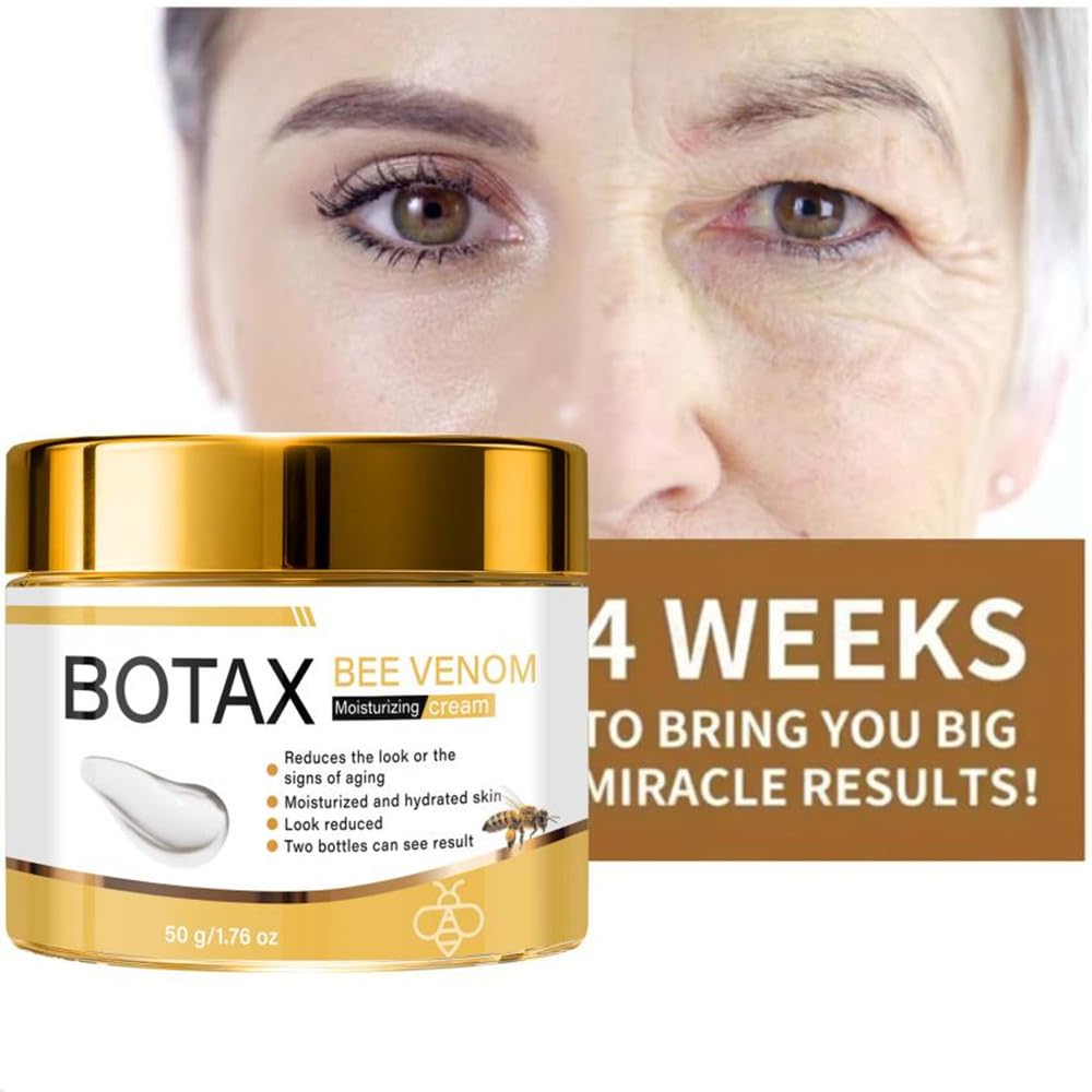 2026 Latest Botax Bee Venom Wrinkle Removal Cream(2PCS), Botax Cream with Bee Venom For Anti-Aging, Firming, Lifting, Moisturizing and smoothing Skin Cream for All Skin Types – Anti-Wrinkle Care