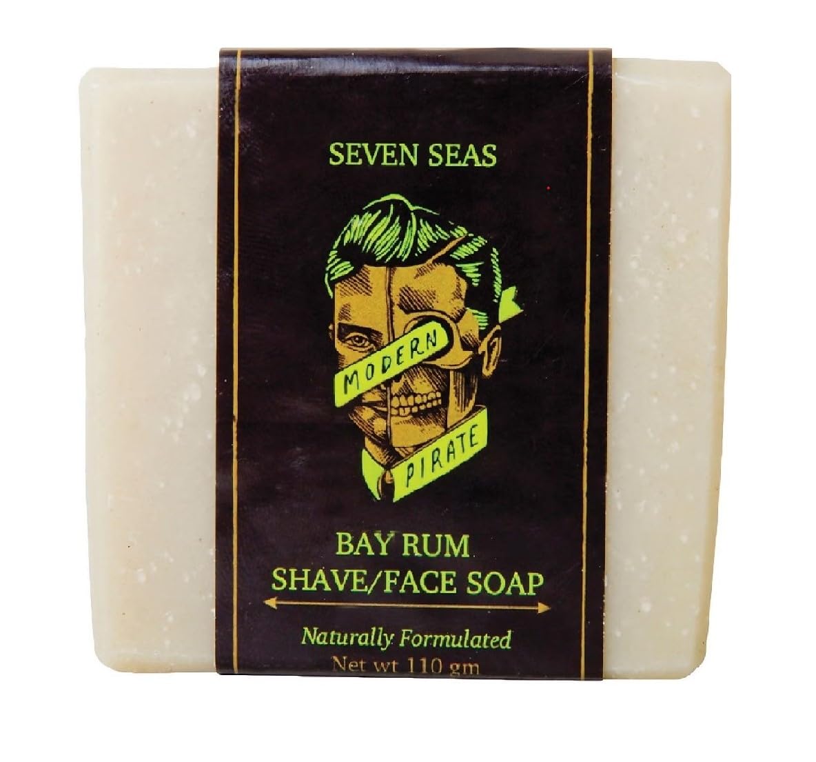 Modern Pirate Face and Body Soap Trio | DEAD SEA, AUSTRALIAN RED CLAY, BAY RUM SHAVE + FACE SOAPS | Smoothes, Mositurizes, Exfoliates | Naturally fortumated 3 x 110 grams bars