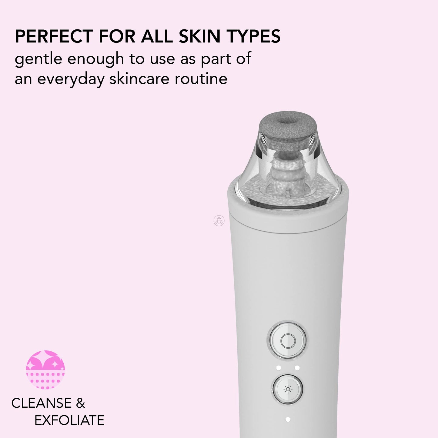 skn by conair Microdermabrasion Facial Tool, Pore Vacuum, Remove Dead Skin Cells and Dirt from Clogged Pores