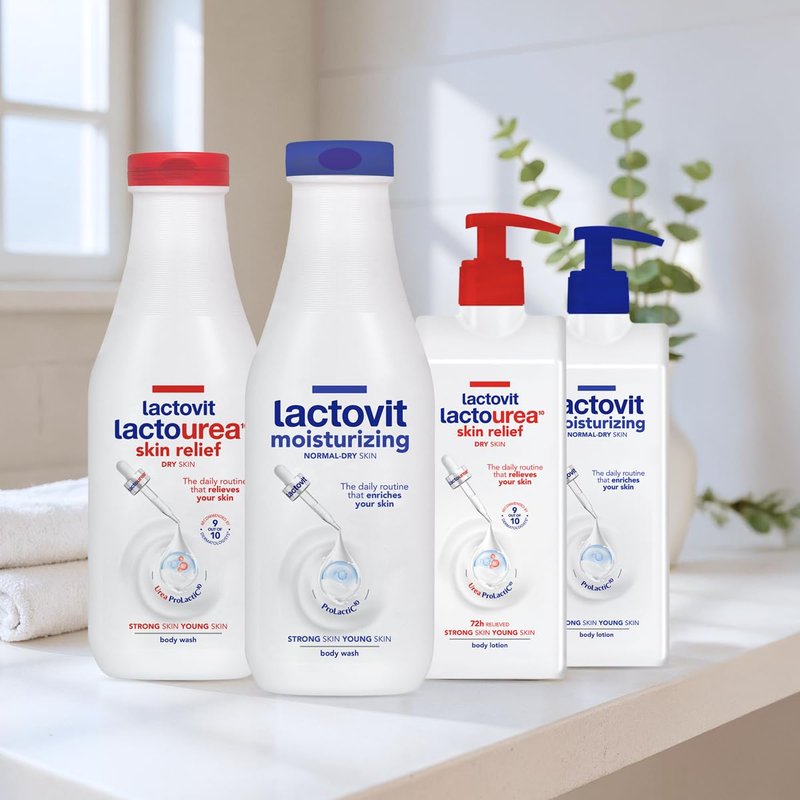 Lactovit | Lactourea Body Lotion | Hydrating Moisturiser for Dry Skin | With Urea ProLactiC10 Complex, Lactic Acid & Pure Urea | Soft & Youthful Skin | Dermatologist Recommended | 400 ml