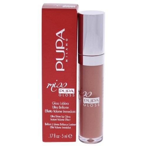 Pupa Milano Miss Milano Lip Gloss - Shiny, Smooth, Plump - Soft, Innovative Gel Texture - Glides Smoothly On The Lips - For A Moisturizing And Volume Enhancing Effect - 300 Soft Kiss - 0.17 OZ