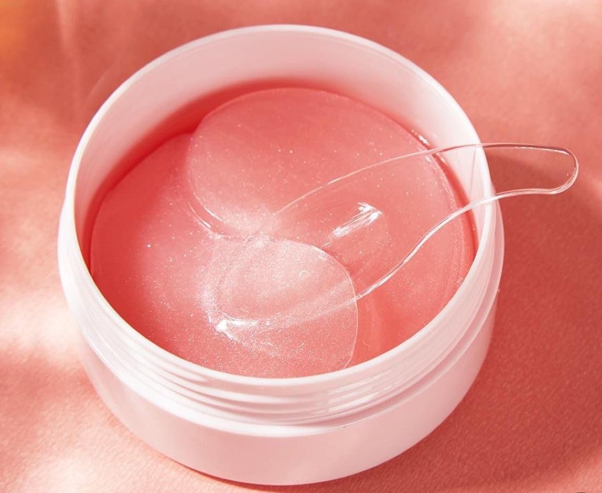 BEASICUI Under Eye Patches - 5 in 1 Under Eye Mask Hyaluronic Acid & Collagen,Under Eye Face Mask,Dark Circles and Puffy Eyes, Undereye Bags,Beauty & Personal Care products (Rose Scented 60 Pcs)