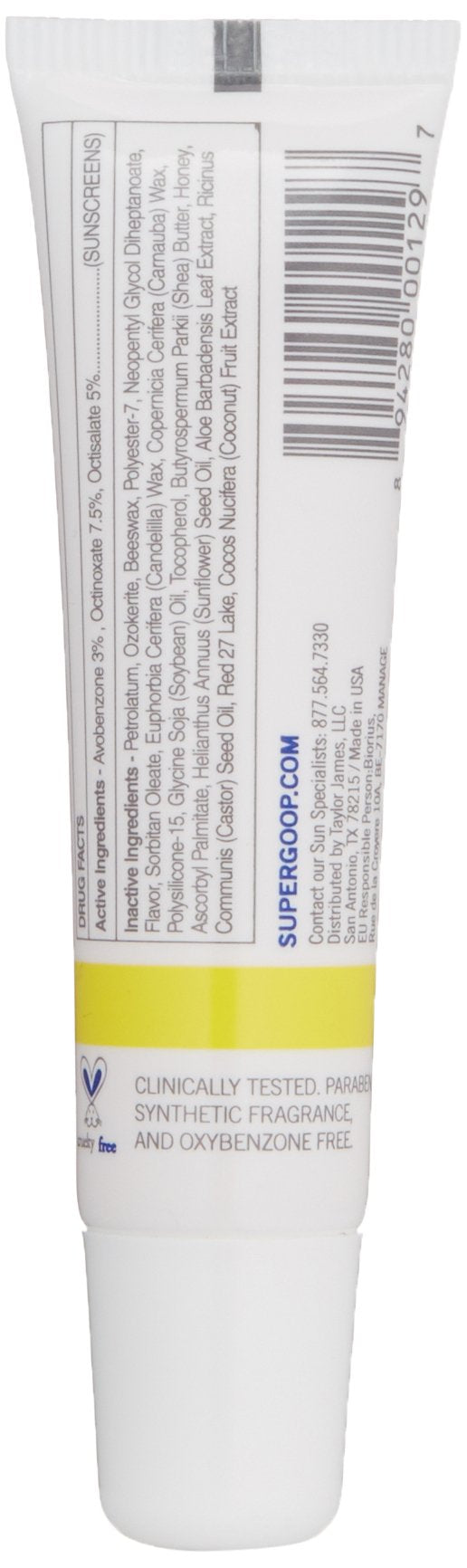 Supergoop! Fusion Lip Balm Acai SPF 30,0.5 Fl Oz