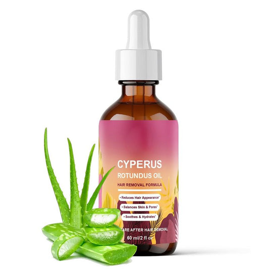 Cyperus Rotundus Oil for hair removal,100% Pure Natural Essential Oil for Skin Care & Hair remove, Supports Reduction of Hair Growth, 2 fl oz