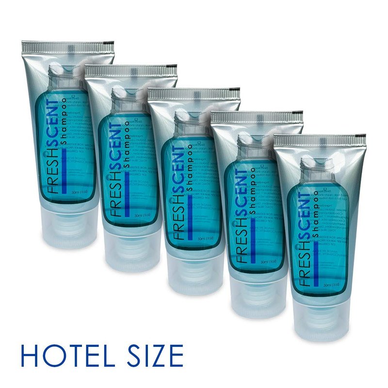 Freshscent Shampoo - Travel Size 1oz | Bulk Hotel Amenities, Perfect for Hospitality